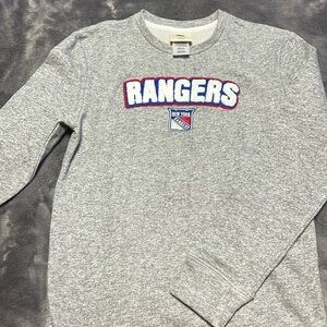 Soft sweatshirt with puffy letters. Never worn. Size 14-16